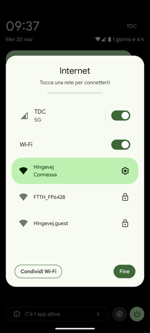 Disattiva Wi-Fi