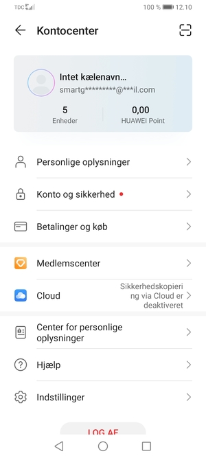 Vælg Cloud
