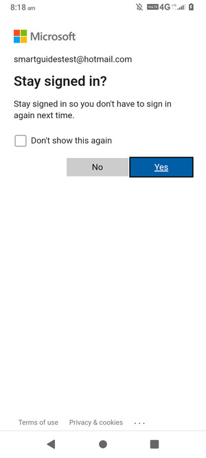 Select your preferred option
