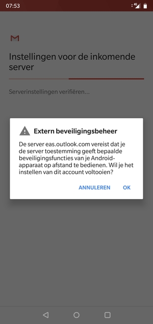 Selecteer OK
