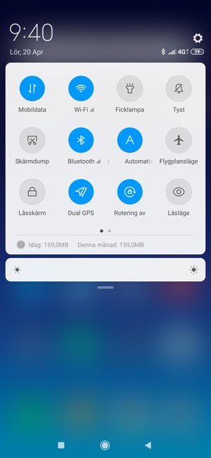 Stäng av Wi-Fi och Bluetooth