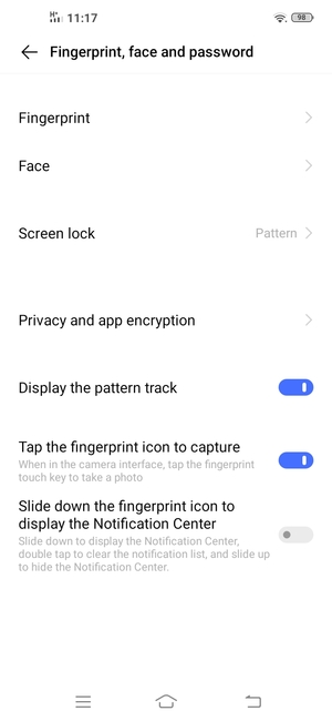 Your phone is now secure with a screen lock