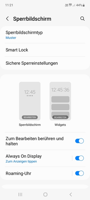 Ihr Handy ist jetzt mit einer Bildschirmsperre gesichert