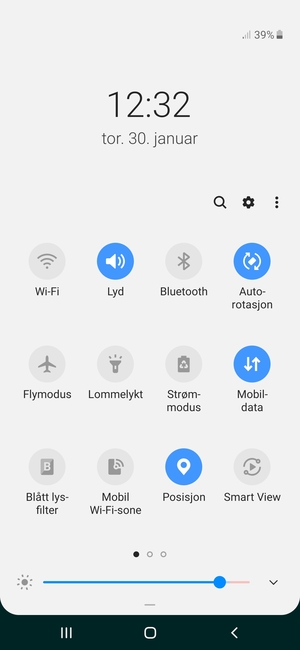Slå av Posisjon