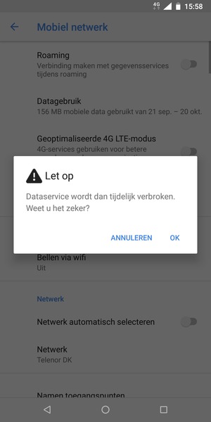Selecteer OK
