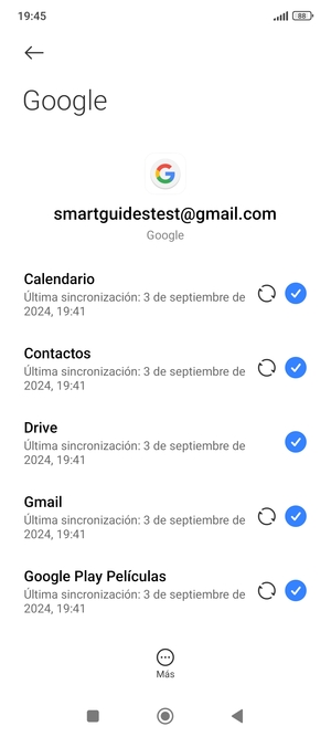 Asegúrese de haber seleccionado Contactos