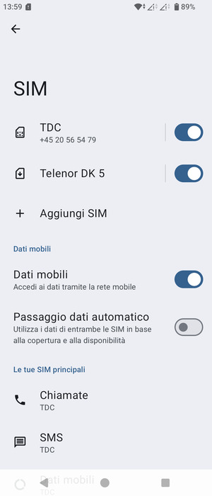 La tua eSIM è ora
attivata