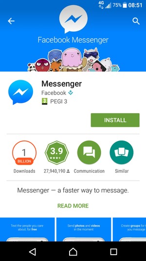 Select INSTALL
