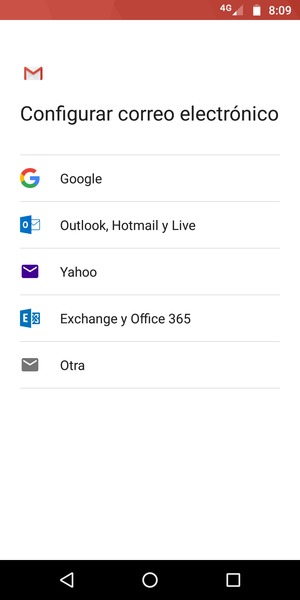 Seleccione Google
