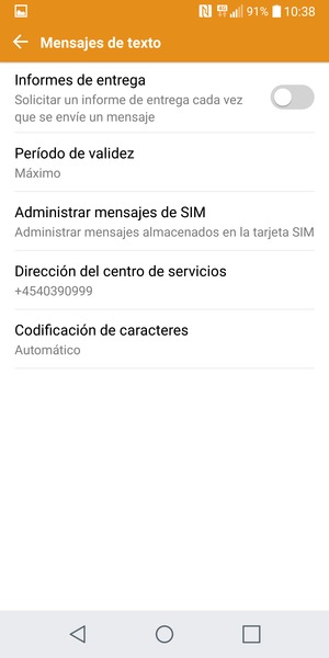 Seleccione Dirección del centro de servicios