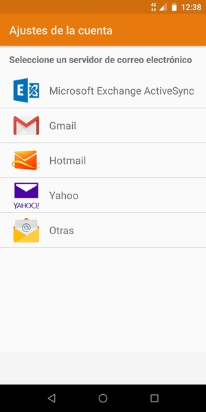 Seleccione Hotmail