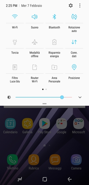 Disattiva Wi-Fi e Bluetooth