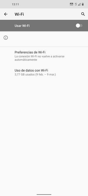 Active Usar Wi-Fi