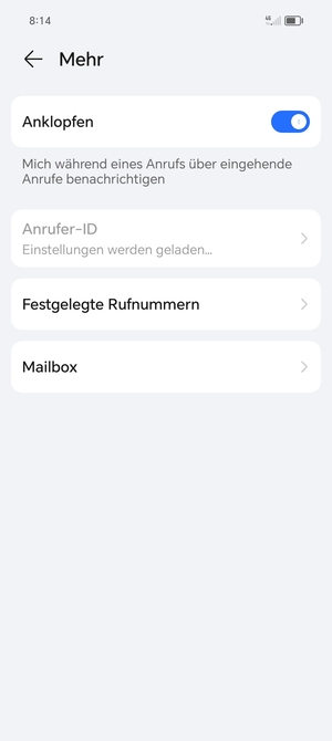 Wählen Sie Mailbox