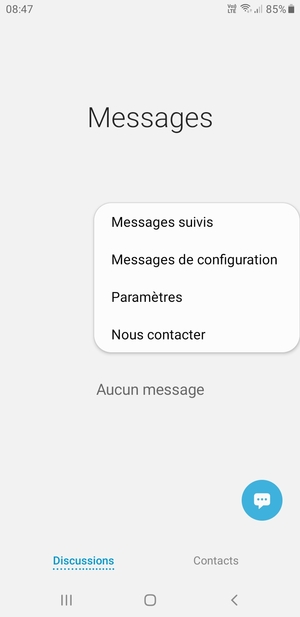 Sélectionnez Paramètres