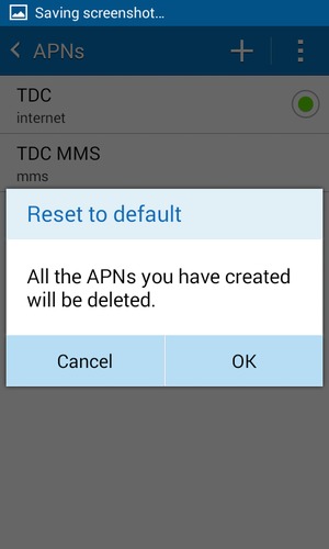 Select OK