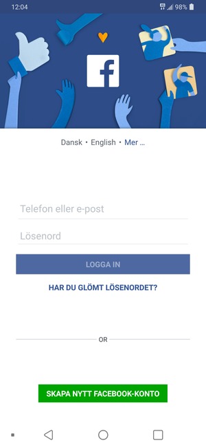 Din app är redo att användas