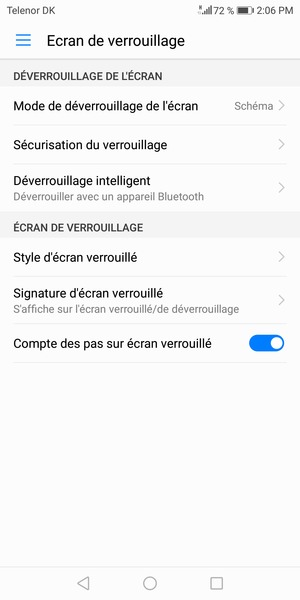 Votre téléphone est maintenant sécurisé par un écran de verrouillage
