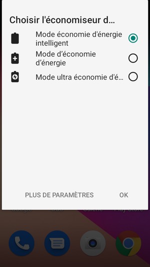 Sélectionnez votre option préférée