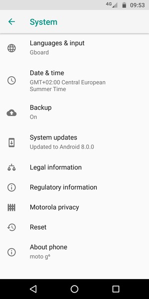 Select System updates