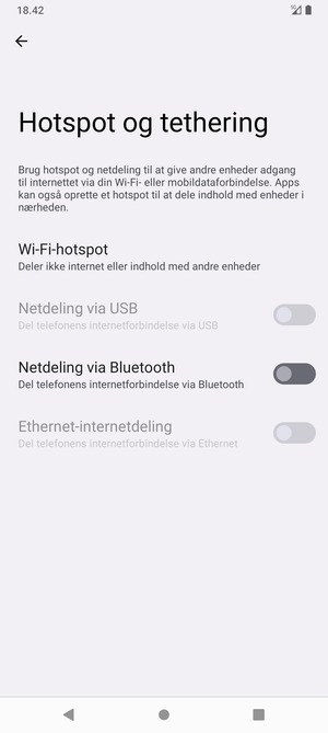 Vælg Wi-Fi-hotspot