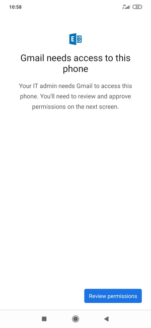 Select Review permissions