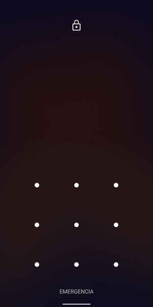 El teléfono ha sido asegurado con un bloqueo de pantalla