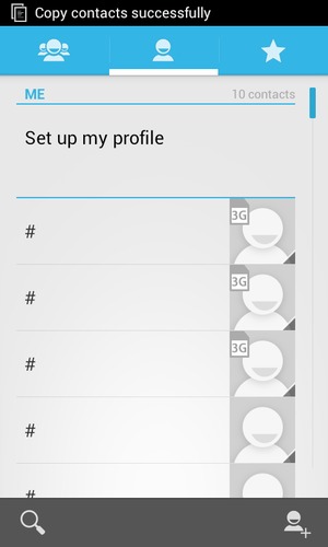 Your contacts will be saved to your Google account and saved to your phone the next time Google is synced.