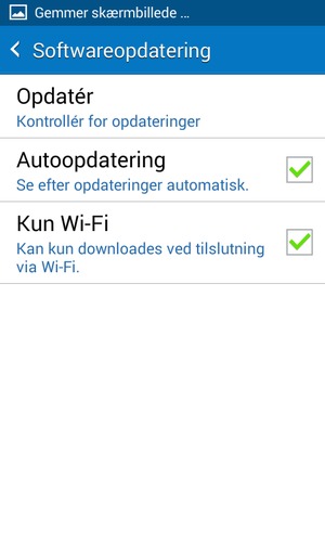 Vælg Opdatér