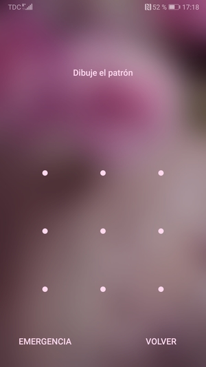 El teléfono ha sido asegurado con un bloqueo de pantalla
