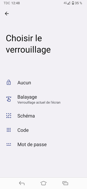 Sélectionnez Schéma
