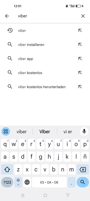 Geben Sie den Namen der App ein und wählen Sie Suchen