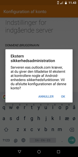 Vælg OK