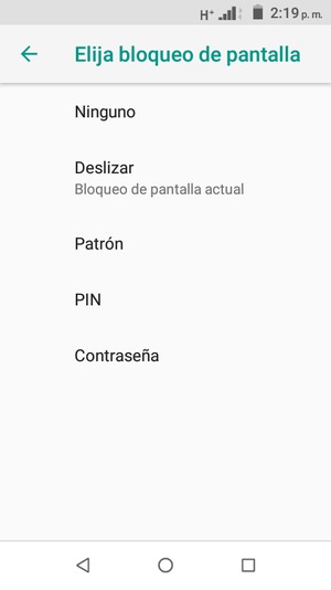 Seleccione Patrón