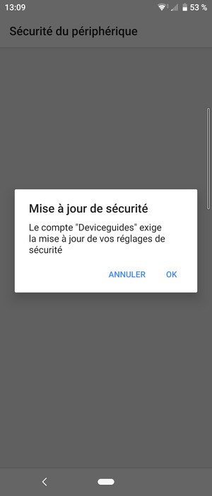 Sélectionnez OK