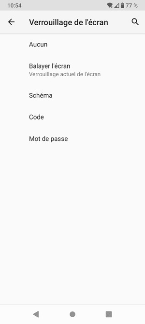 Sélectionnez Schéma