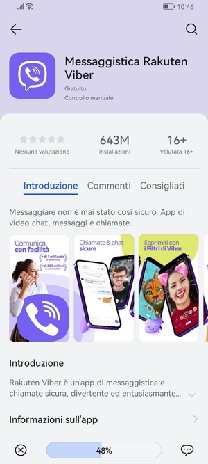 Attendi il completamento del processo di installazione
