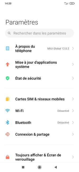 Sélectionnez Wi-Fi