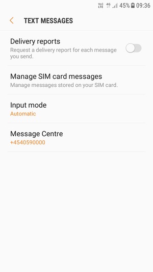 Select Message Centre