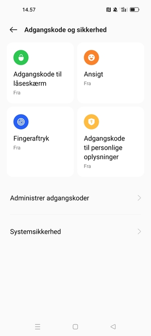 Vælg Systemsikkerhed