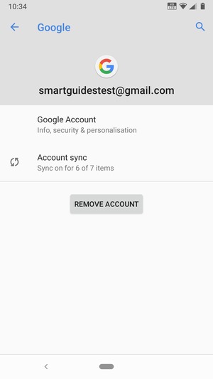 Select Account sync