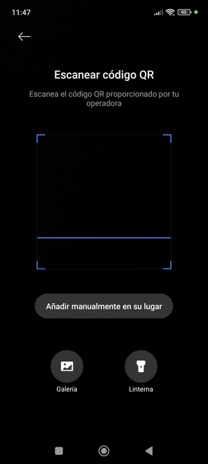 Escanea el código QR