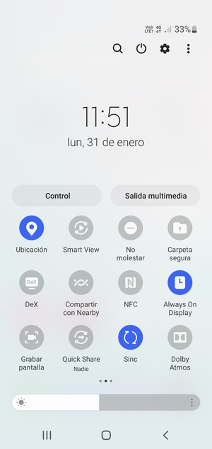 Desactive Ubicación