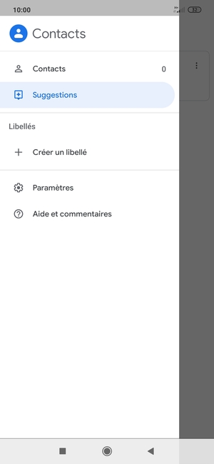 Sélectionnez Paramètres