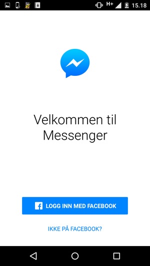 Applikasjonen er klar til bruk