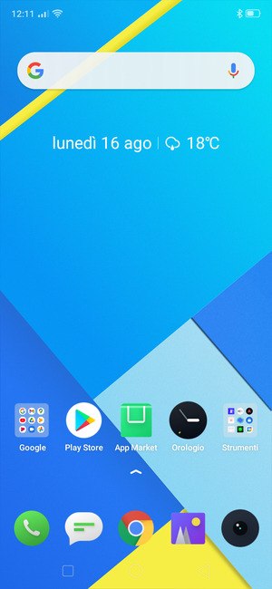Seleziona il tasto App recenti