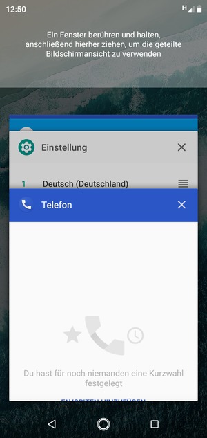 Apps nach rechts streifen, um sie zu schliessen