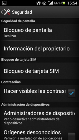 Seleccione Bloqueo de pantalla