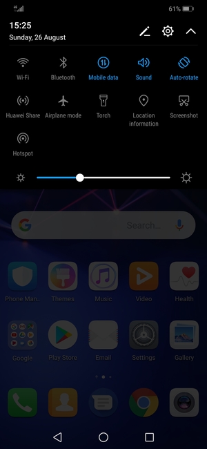 Select the Settings button