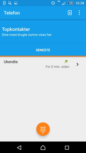 Vælg Menu-knappen